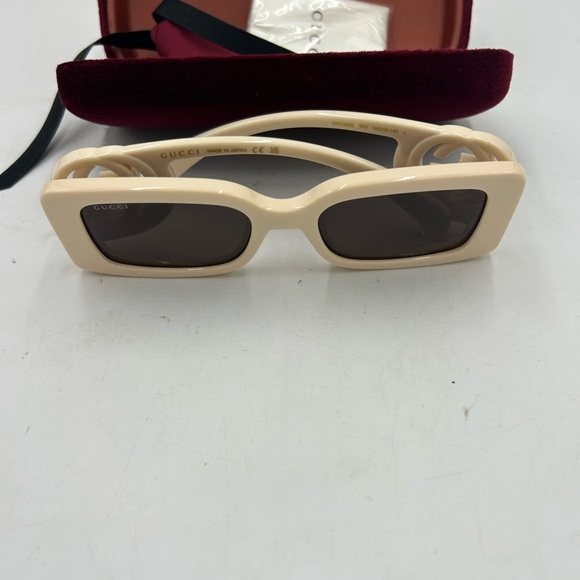 Women\'s Gucci oversized square acetate sunglasses GG1326S made in Italy main image 5